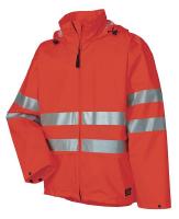 6VTE6 Rain Jacket with Hood, Hi-Vis Orange, L