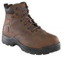 6WCA1 Work Boots, Comp, Mn, 10, Brn, 1PR