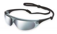 6WE82 Safety Glasses, Silver Mirror Lens