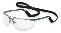 6WE83 Safety Glasses, Clear, Scratch-Resistant