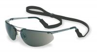 6WE84 Safety Glasses, Gray, Scratch-Resistant