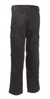 6WEH4 Uniform  Work Pant, Black, Size 46x28 In