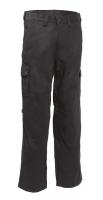 6WED3 Uniform  Work Pant, Black, Size 28x36 In