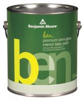 6WJN9 Interior Paint, Semi-Gloss, 1 gal, Sparrow