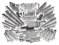 6WPE9 Socket Set, SAE/Metric, Chrome, 314 Pc