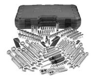 6WPF6 Socket Set, 1/4, 3/8, 1/2, SAE/Metric, 164 Pc