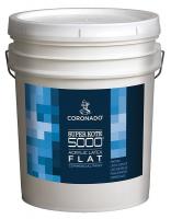 6WTD9 Interior Paint, Flat, 5 gal, White