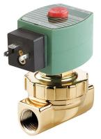 6WTV7 S &amp; HW Solenoid Valve, 1/2 In., NC, Brass