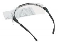 6WU13 Reading Glasses, +2.5, Clear, Polycarbonate