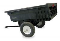 6WU46 Dump Cart, 10 cu. ft., 1200 lb., Pneumatic