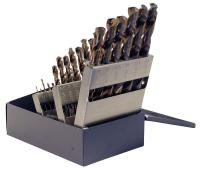 6WUA0 Jobber Drill Bit Set, List # 550, 25 Pc