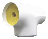 6WXE3 Pipe Fitting Insulation, Tee, 4-1/8 In ID