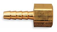 6X413 Brass Hose Barb, 3/8 In