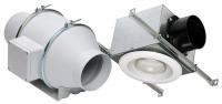 6XAT1 Duct Fan Exhaust Kit, Ball, 7-3/8 In. H