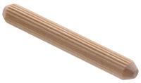 6XJV3 Dowel Pin, Wood, 1/4x1 1/4 L, Pk 25