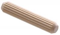 6XJV8 Dowel Pin, Wood, 3/8x2 L, Pk 20