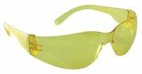 6XKD5 Safety Glasses, Amber, Scratch-Resistant