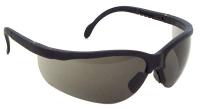 6XKE3 Safety Glasses, Smoke, Scratch-Resistant