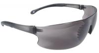 6XKF4 Safety Glasses, Smoke, Scratch-Resistant