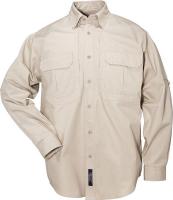 6XKP0 Woven Tactical Shirt, Khaki, S