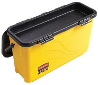 6XMG0 Charging Bucket, 28 Qt., Yellow, Plastic