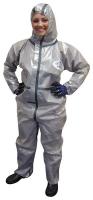 6XMV3 Hooded Chemsplash 2(R), Elastic, L, PK 6