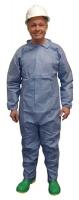 6XMW6 Disposable Coverall, Blue, XL, PK25