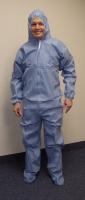 6XMX8 Disposable Coverall, Blue, XL, PK25