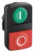 6XTG5 Pushbutton Operator, I and O, Green, Red