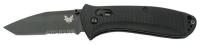 6XVG6 Folding Knife, Tanto, 3 In L, Black