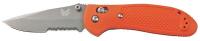 6XVK7 Folding Knife, Drop Point, 3-1/2 In, Orange