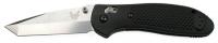 6XVL1 Folding Knife, Tanto, 3-1/2 In L, Black