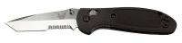 6XVL5 Folding Knife, Tanto, 2-15/16 In L, Black