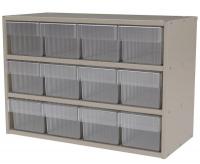 6XWA6 Cabinet, Modular, 12 Bins, 11x23x16-1/2in