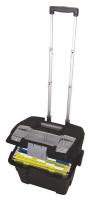 6XWF9 Mobile File Storage Box, Letter, Black
