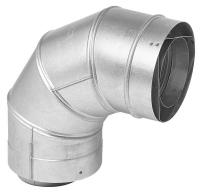 6XWP2 Vent Pipe Elbow, 90 Degree, 4In L, 3In Dia.