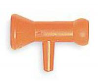 6Y675 Flex Hose Side Flow Nozzle, 1/4 In, PK 4