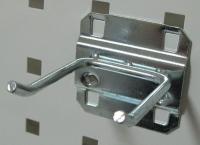 6YB95 DOUBLE ROD PEGBOARD HOOK, PK5