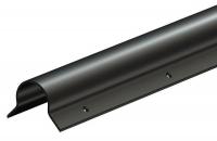 6YDC5 Corner Guard, Black, 2.5x48inBull Nose, FR