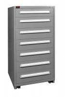 6YDT5 Modular Cabinet, 7 Drawer, 80 Compartments