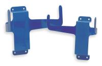 6YE91 Metal Bracket, Blue, Holds Towels Bucket