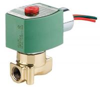 6YEK1 Solenoid Valve, 2/2, 1/4 In, NC, 120/110V