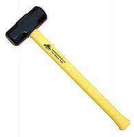 6YFP8 Hallway Sledge Hammer, Yellow, 24 In., 8 Lb