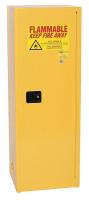 6YG09 Flammable Safety Cabinet, 24 Gal., Yellow