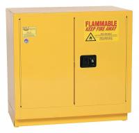 6YG14 Flammable Safety Cabinet, 22 Gal., Yellow