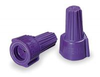 6YH48 Wire Connector, Not Resuable, Purple, PK 25