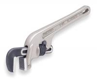 6YJ46 End Pipe Wrench, Aluminum, 14 in. L