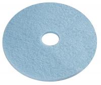 6YMT5 Burnishing Pads, Light Blue, 15 In, Pk 5