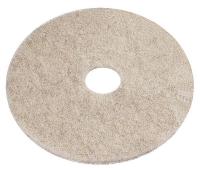 6YMV4 Burnishing Pads, Beige, 21 In, Pk 5