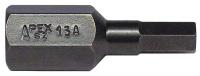 6YNV1 Insert Bit, Hex, 7/16 In. Shank, 7/8 In. L